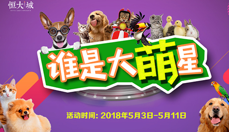 恒大城“谁是大萌星”投票活动